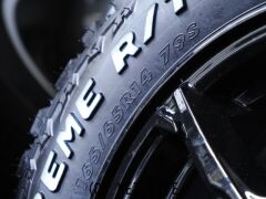 ホイール・タイヤ・14インチ 新品ブロックタイヤアルミホイール4