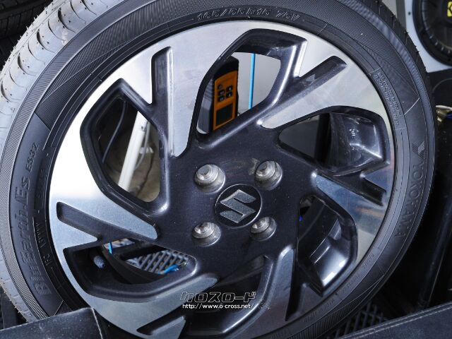 ホイール・タイヤ 希少 15インチ 最新スペーシアカスタム 最上級グレード タイヤアルミ4本セット