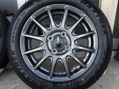 ホイール・タイヤ・14インチ スペーシアギア純正アルミ 特注カラー