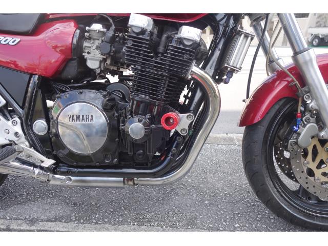 ヤマハ XJR1200(1994年式)　実働　検付き　値引き応相談 ヤマハ XJR1200・1994(H6)初度登録(届出)年・ワインレッド・1200cc