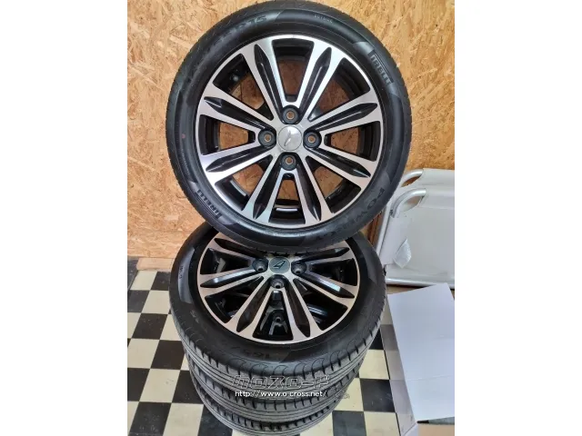 ホイール・タイヤ 15インチ165―55−15山有り