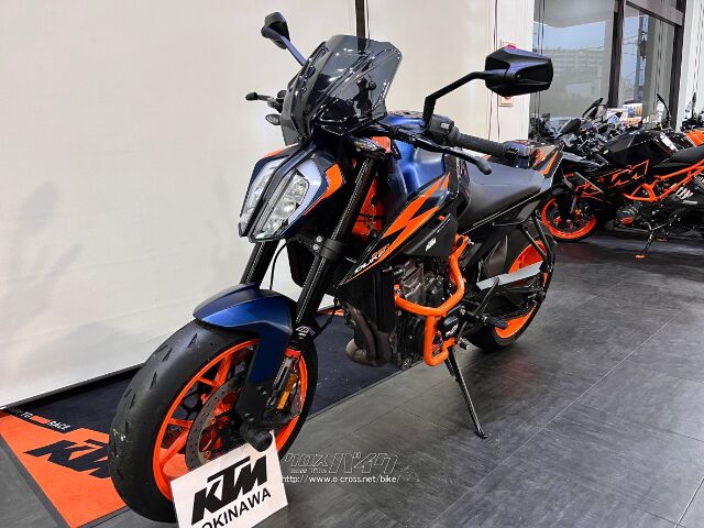 KTM 890 デュークR・2022(R4)初度登録(届出)年・ダークブルー・890cc・KTM OKINAWA・2,974km・保証付・3 ...