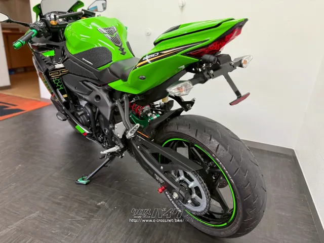 専門 カワサキ ZX25R 2021・2021(R3)初度登録(届出)年・グリーン・249cc