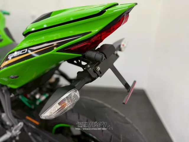 カワサキ ZX25R 2021・2021(R3)初度登録(届出)年・グリーン・249cc