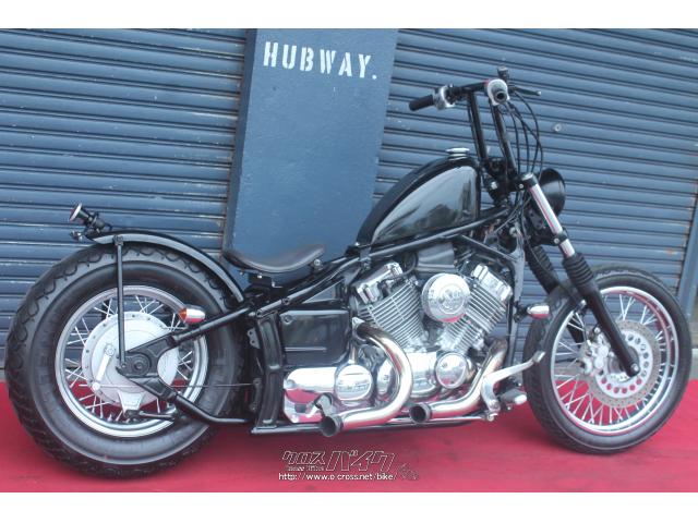 YAMAHA・ドラックスター400・フリスコ・オールブラック・全国陸送可能〜 ヤマハ ドラッグスター400 フリスコスタイル・1996(H8)初度登録(届出
