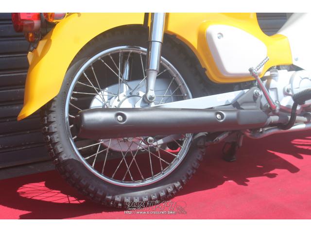 ホンダ スーパーカブ 50 ブロックタイヤ・黄色・50cc・HUBWAY・6,808km
