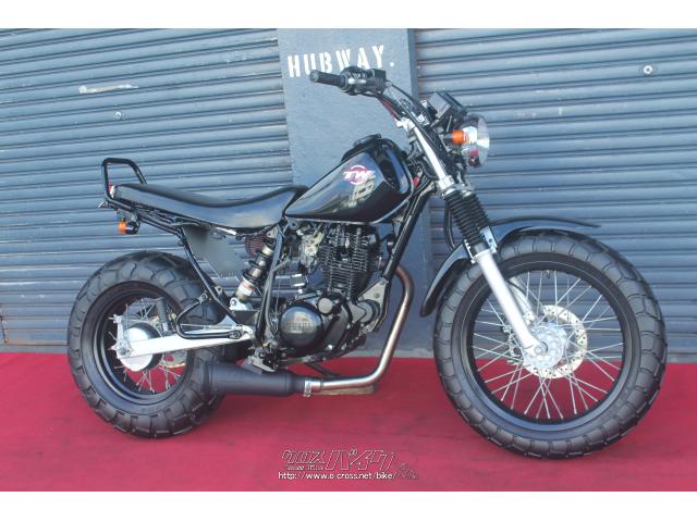 バイク TW200 ヤマハ TW 200 E・2000(H12)初度登録(届出)年・ブラック・200cc