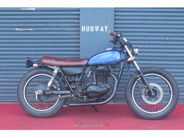 カワサキ 250TR・青・250cc・HUBWAY・減算車(カスタムミニメーター交換