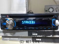 オーディオ ※取付サービス品・ケンウッド1DIN/MP3/AUX/USB対応