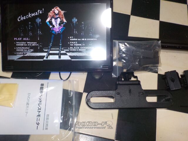 オーディオ ※取付サービス・新品・未使用(車検対応)11.6インチ高画質ヘッドレスモニターD