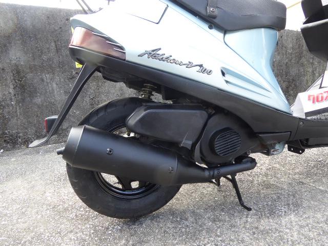 スズキ アドレスV100・80年限定車ブルー・100cc・S.S.金城・27,172km