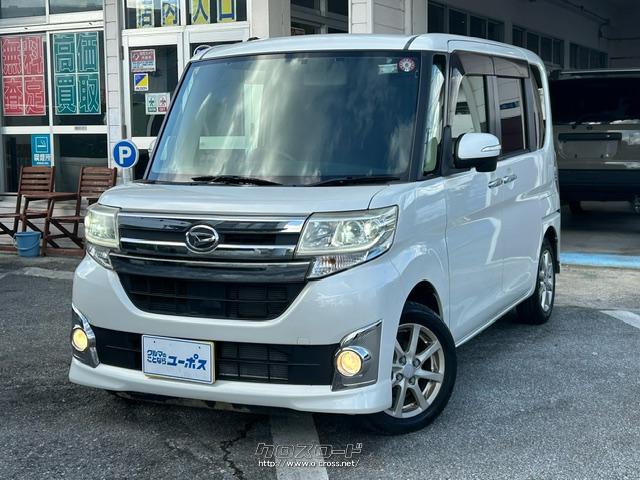 タントカスタム[車検1年以上/バックカメラ/ETC/左側電動ドア/LEDヘッド] ダイハツ タント カスタムX ETC LEDヘッドライト 純正オーディオ