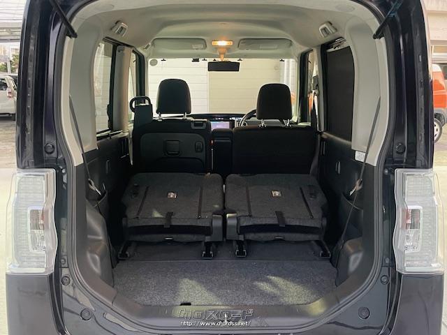 シートを倒せば長物にも対応します。 ダイハツ タント