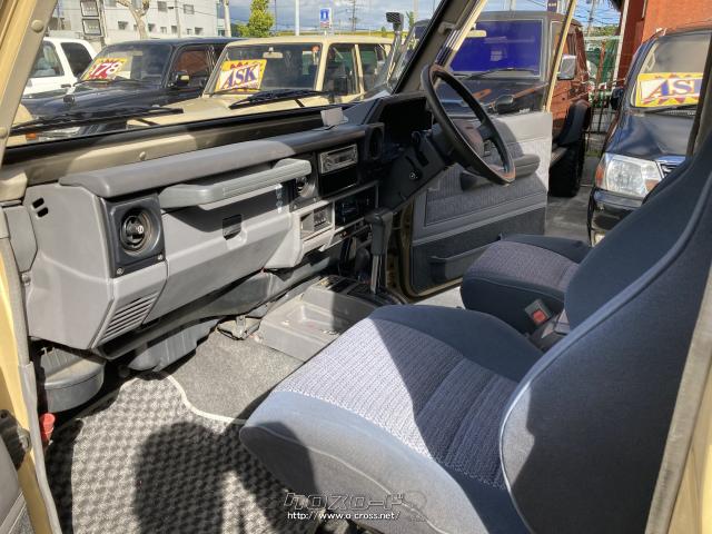 トヨタ ランドクルーザー70 ZX FRPトップ・1991(H3)年式・ブラックII