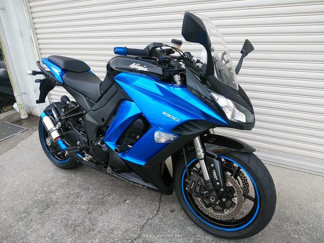 Kawasaki バイクタンク 青/黒 カワサキ（Kawasaki） ZRX1200ダエグ タンク 青/黒 純正 中古 バイク