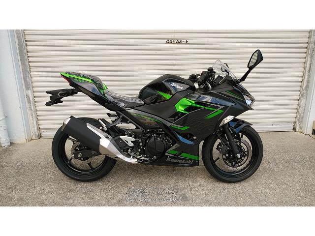 カワサキ ニンジャ400 2023モデル・黒/緑・400cc・ゴヤオート 宜野湾店