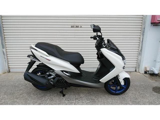 ヤマハ マジェスティS 後期・白・155cc・ゴヤオート 宜野湾店・7,837km 