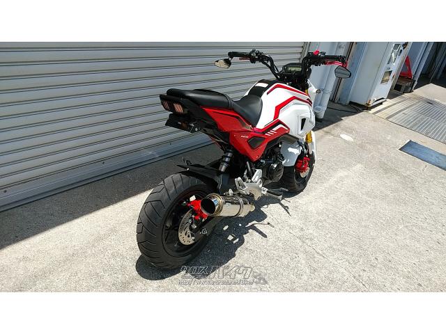 ホンダ グロム 125・白/赤・125cc・ゴヤオート 宜野湾店・2,541km ホンダ グロム 125・白/赤・125cc・ゴヤオート 宜野湾店・2,541km