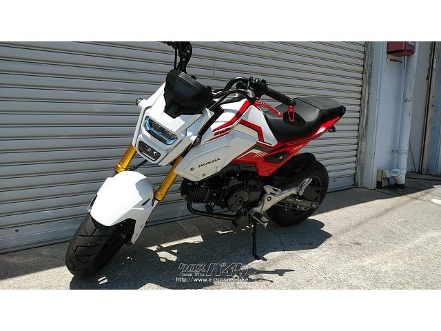 ホンダ グロム 125・白/赤・125cc・ゴヤオート 宜野湾店・2,541km ホンダ グロム 125・白/赤・125cc・ゴヤオート 宜野湾店・2,541km