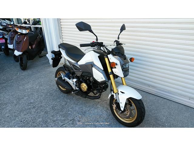 ホンダ グロム 125・白・125cc・ゴヤオート 宜野湾店・6,720km・保証付