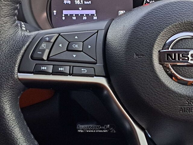 ハンドル左でオーディオ・ディスプレイ操作が可能 日産 キックス