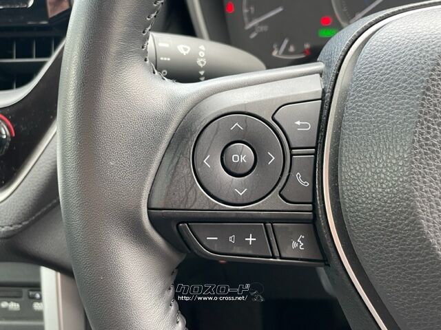 ハンドル左でオーディオ操作できます トヨタ カローラクロス