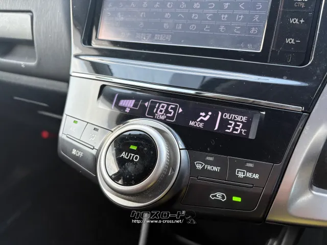 シンプルなエアコン操作スイッチ トヨタ プリウスα