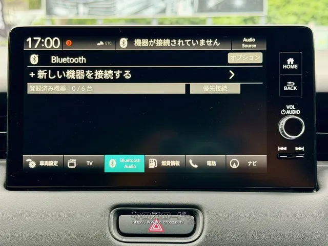 Bluetoothなどのオーディオソースも使えます ホンダ ヴェゼル