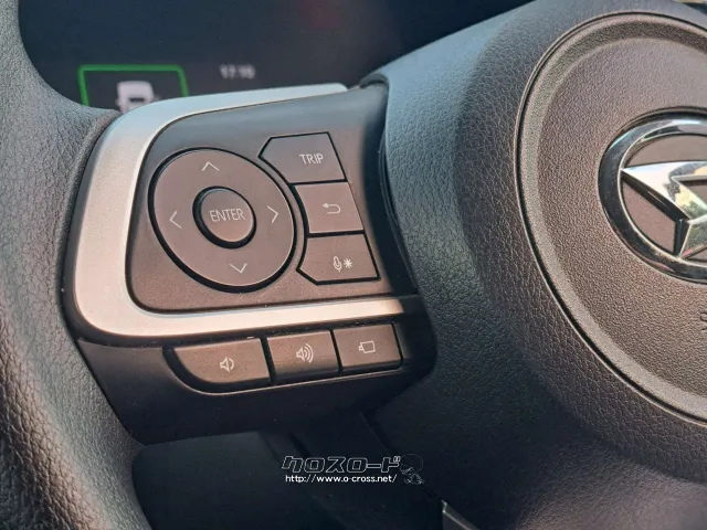 ハンドル左でオーディオ操作が可能 ダイハツ ロッキー