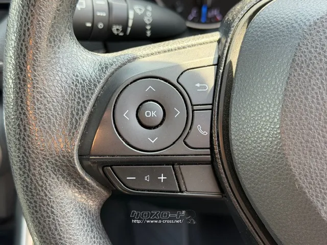 ハンドル左でオーディオ操作が出来ます。 トヨタ RAV4