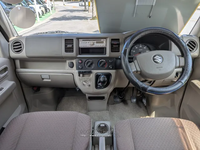 ミッション車!!上級グレードのジョインなのでワゴン内装で快適です!Fスピーカ完備 スズキ エブリイ