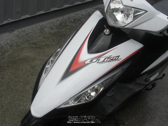 SYMのGT125・レンタルアップ車 SYM GT 125(レンタルアップ・廃業セール中)・ホワイト・125cc・バイク