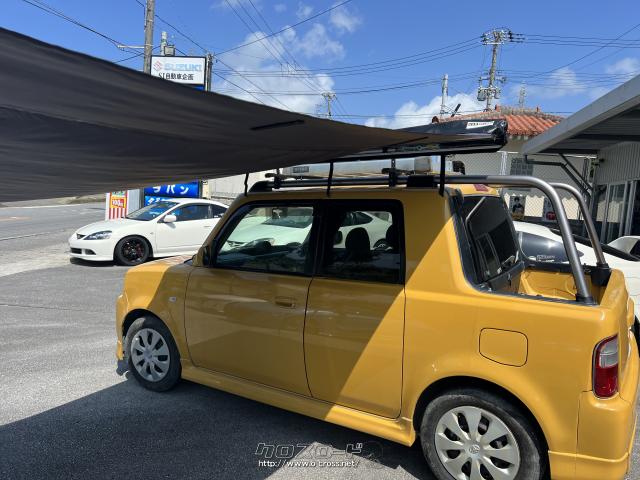 トヨタ bB オープンデッキ 希少車入荷 キャンプなどの為にタープ