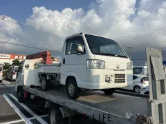部品取車 ホンダアクティートラック　エアコン　パワステ4ＷＤ　5速 　外装部品上等です書類