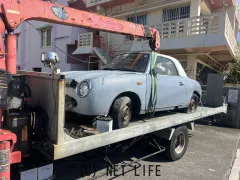 部品取車 日産 フィガロ 2台入荷 部品必要な方問合せ下さい