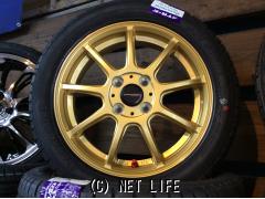 ホイール・タイヤ・15インチ新品クロススピードRS9 ゴールド 4本SET