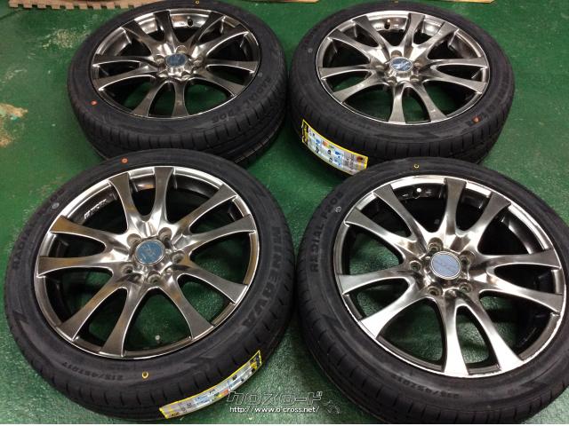 ホイール・タイヤ・17インチWORKスティーツ4本set新品タイヤJ86・ご 