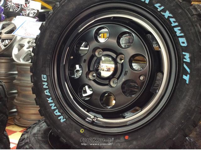 ホイール・タイヤ 14インチ新品ガルシアシスコ ブラック4本Set新品MTタイヤ