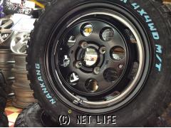 ホイール・タイヤ 14インチ新品ガルシアシスコ ブラック4本Set新品MTタイヤ