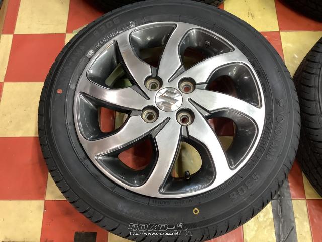 ホイール・タイヤ・14インチ中古スズキパレット純正アルミ4本Set新品 