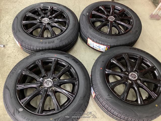 ホイール・タイヤ・15インチ中古品ブランドルブラックスポーク4本Set