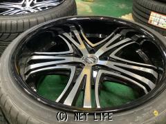 ホイール・タイヤ・20インチAMEシャレンXV-77 4本Set新品タイヤJ75・ご