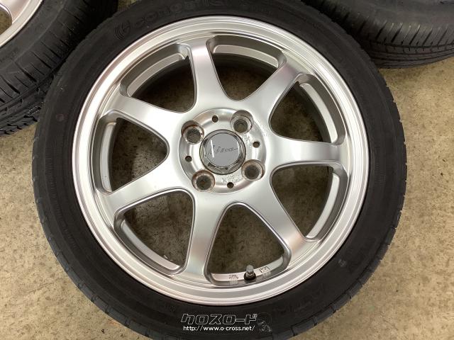 ホイール・タイヤ・15インチ中古LIZEA 7スポーク4本Set新品