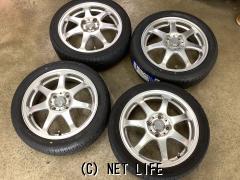 ホイール・タイヤ・15インチ中古LIZEA 7スポーク4本Set新品・中古
