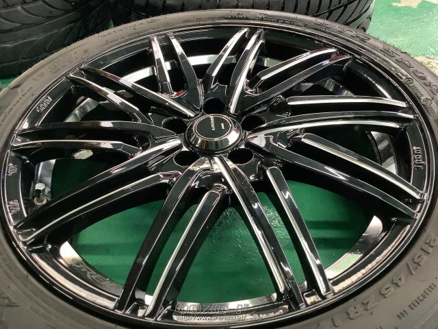 ホイール・タイヤ・17インチ中古Wedsレオニスグレイラ4本SetJ80・ご