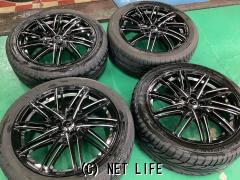 ホイール・タイヤ・17インチ中古Wedsレオニスグレイラ4本SetJ80・ご