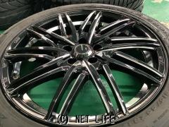 ホイール・タイヤ・17インチ中古Wedsレオニスグレイラ4本SetJ80・ご