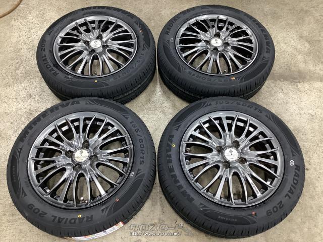 ホイール・タイヤ・15インチ中古WORKプロミッシング 4本Set新品タイヤ 