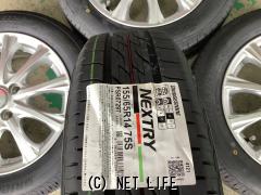ホイール・タイヤ・14インチ中古Wedsジョーカーグライド4本Set新品