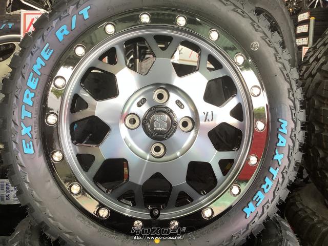BF Goodrichホワイトレター＋ホイールXTREME-J XJ04   4本セット ホイール・タイヤ・15インチ新品エクストリーム・ジェイXJ04 4本Set